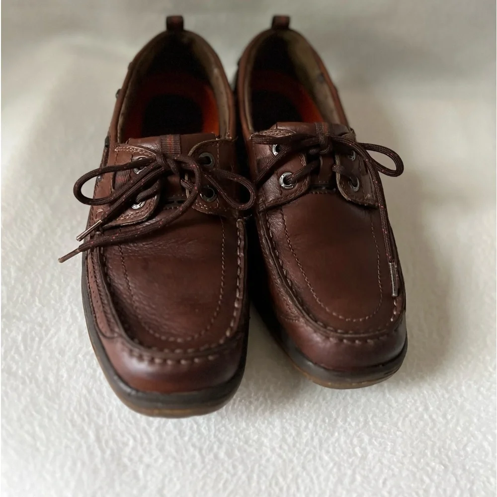 Clark’s Unstructured Leather Men’s Brown Boat Shoes